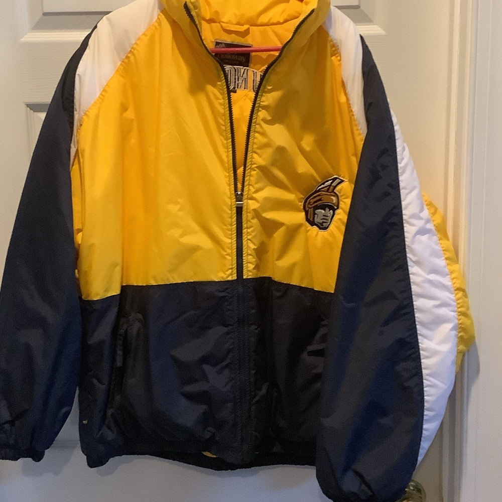 Holloway UNCG Spartans‎ Yellow and Blue Puffer Jacket, XL